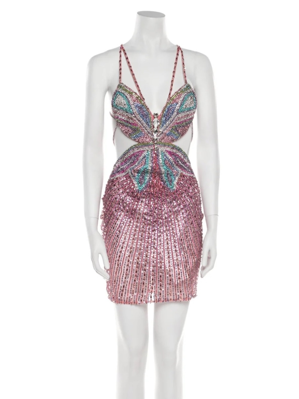 Portia and Scarlett Butterfly Sequin Dress size 8